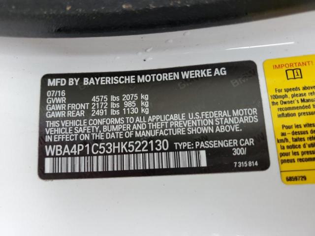 2017 BMW 440I WBA4P1C53HK522130