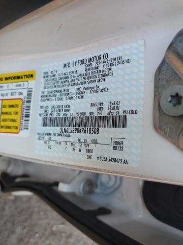 3LN6L5B90KR618508 Lincoln MKZ