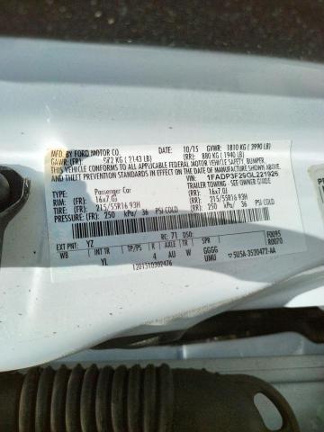 2016 FORD FOCUS SE - 1FADP3F29GL221926