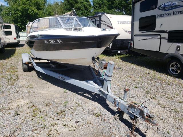 Salvage boats for sale at Central Square, NY auction: 2008 Bayliner Boat 185