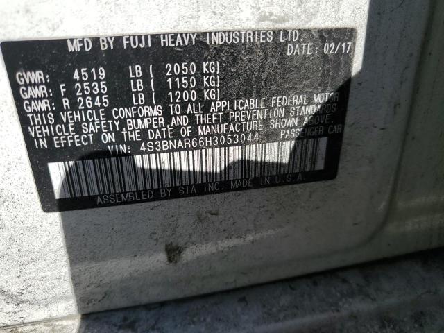 2017 SUBARU LEGACY SPO 4S3BNAR66H3053044