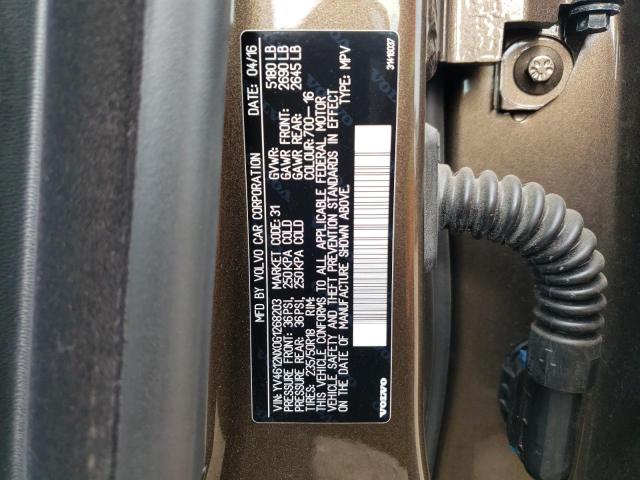 2016 VOLVO XC70 T5 CL YV4612NX0G1268203