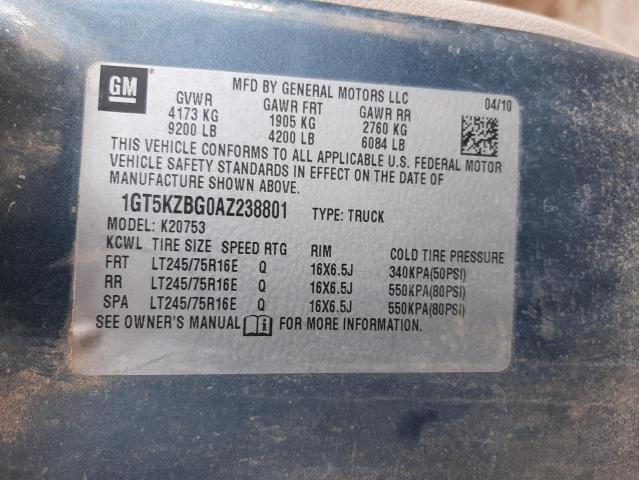 1GT5KZBG0AZ238801 GMC Sierra K2500 Heavy Duty