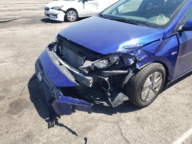 2019 HYUNDAI IONIQ BLUE - KMHC65LC7KU178557