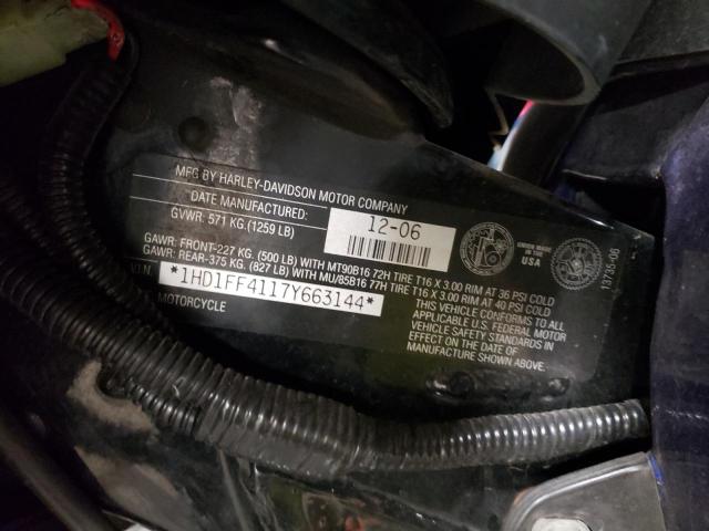 2007 HARLEY-DAVIDSON FLHT CLASS 1HD1FF4117Y663144