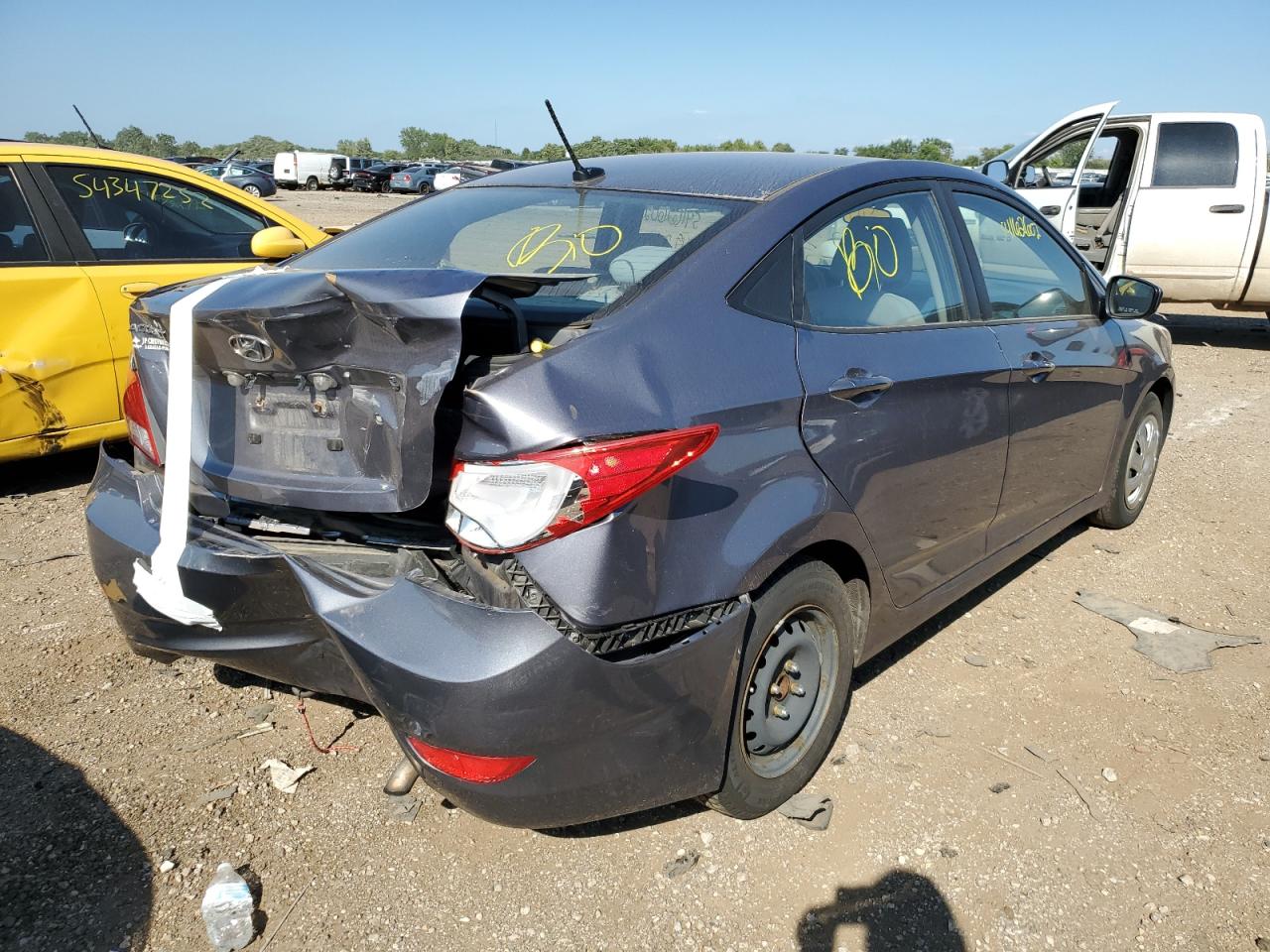 2017 Hyundai Accent Se VIN: KMHCT4AE6HU308182 Lot: 54162602