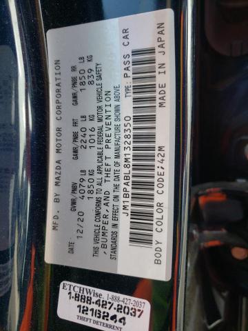 JM1BPABL8M1328350 Mazda 3 SELECT