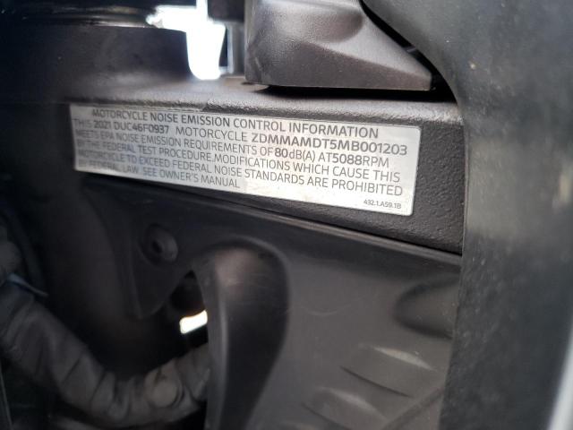 2021 DUCATI MONSTER ZDMMAMDT5MB001203