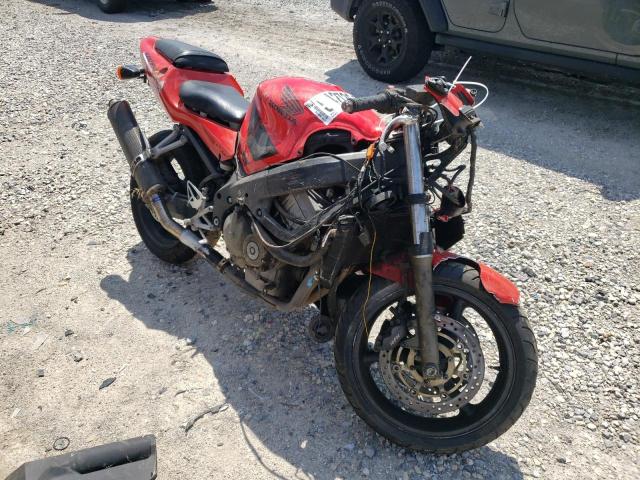 Salvage motorcycles for sale at Prairie Grove, AR auction: 2001 Honda CBR600 F4