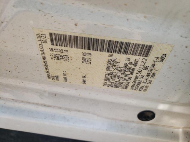2022 NISSAN MAXIMA PLA 1N4AA6FV4NC501122