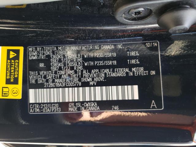 2015 LEXUS RX 450H 2T2BC1BA3FC005778