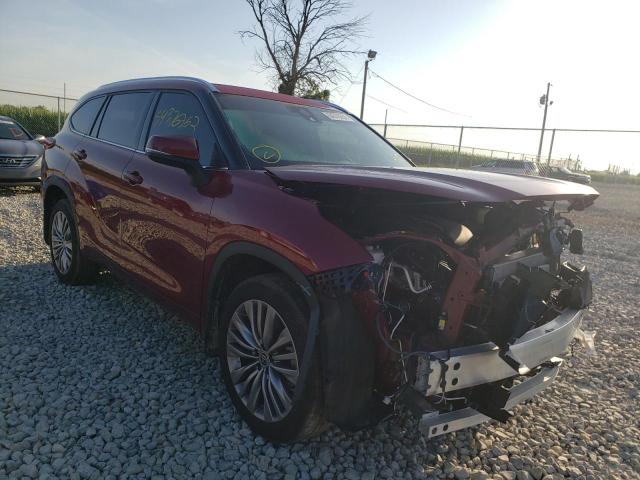 Salvage cars for sale from Copart Cicero, IN: 2022 Toyota Highlander