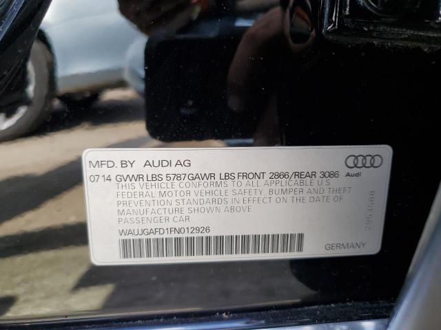 2015 AUDI A8 QUATTRO WAUJGAFD1FN012926