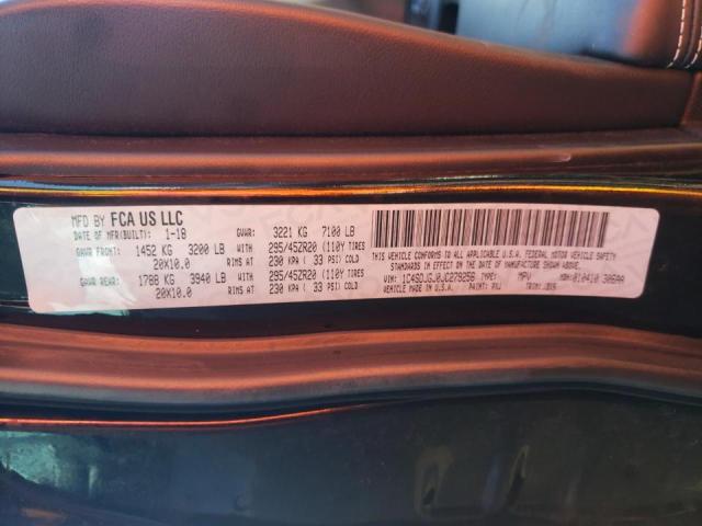 2018 DODGE DURANGO SR 1C4SDJGJ0JC279256