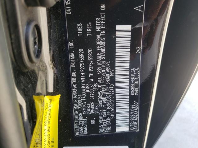 2015 TOYOTA SEQUOIA LI 5TDJW5G15FS122440