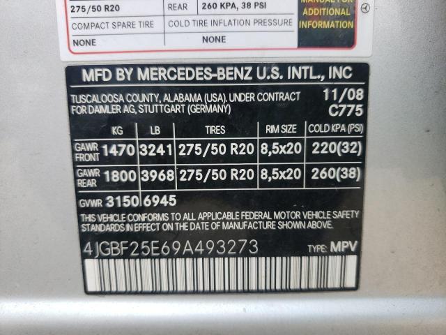 2015 MERCEDES-BENZ GL 4JGBF25E69A493273