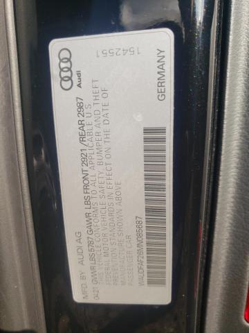 2021 AUDI S6 PREMIUM WAUDFAF26MN085687