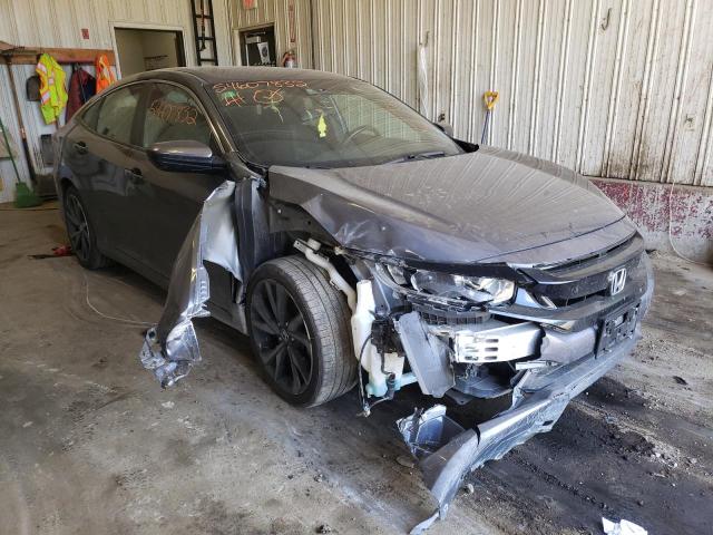 Salvage cars for sale from Copart Lyman, ME: 2019 Honda Civic Sport