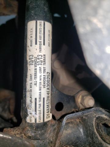 2014 YAMAHA YF70GE 5Y4AM53W4EA300252