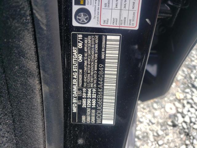 2019 MERCEDES-BENZ S 450 4MAT WDDUG6EB6KA440849