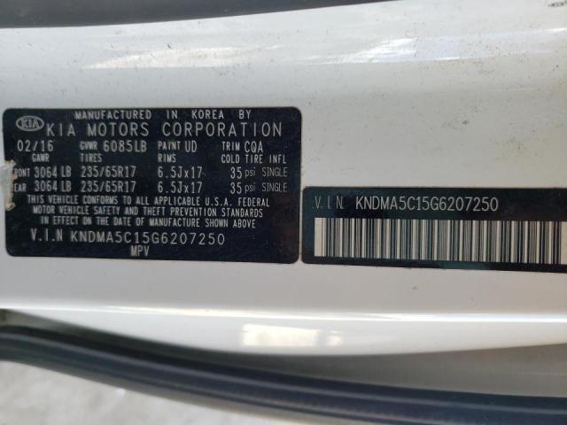 2016 KIA SEDONA L - KNDMA5C15G6207250