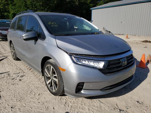 Salvage cars for sale from Copart Midway, FL: 2021 Honda Odyssey TO