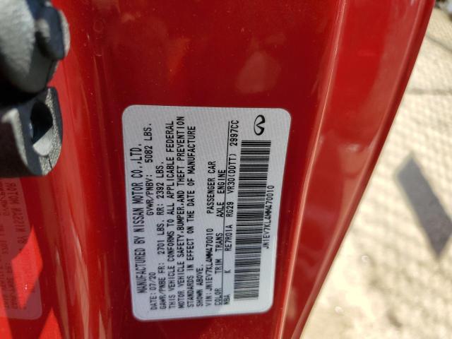 2021 INFINITI Q60 LUXE JN1EV7KL4MM470010
