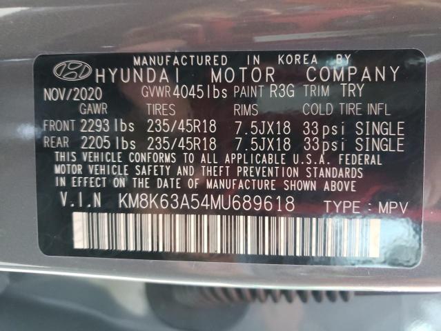 2021 HYUNDAI KONA NIGHT KM8K63A54MU689618