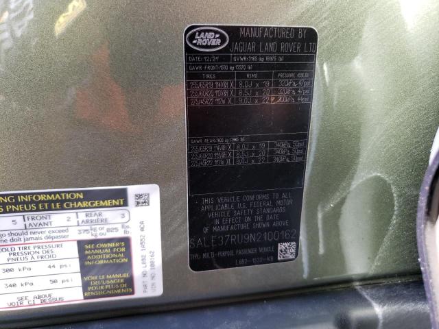 2022 LAND ROVER DEFENDER 1 SALE37RU9N2100162