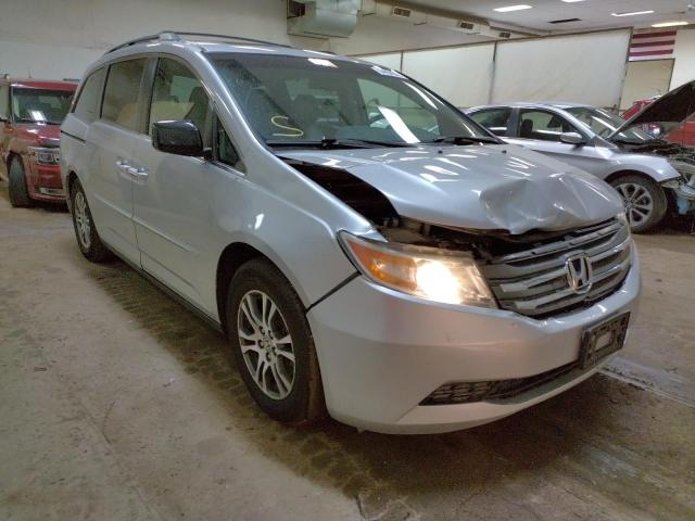 Salvage cars for sale from Copart Davison, MI: 2011 Honda Odyssey EX