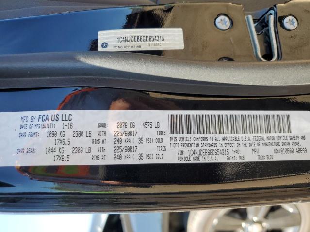 2016 JEEP CHROKEE 1C4NJDEB6GD654315