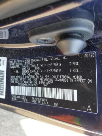 2021 TOYOTA SIENNA XSE 5TDXSKFC4MS002035