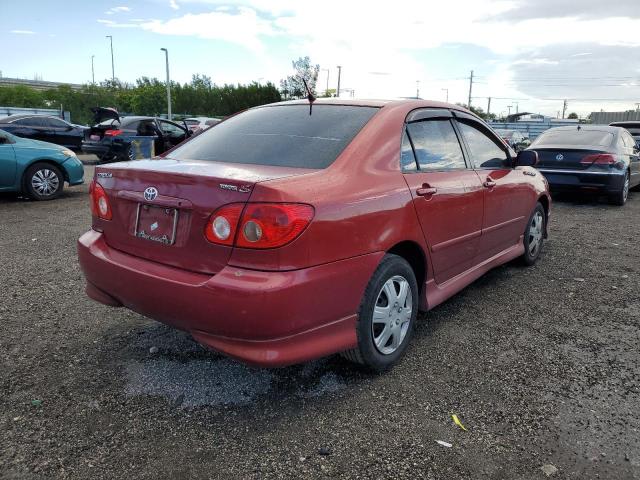 TOYOTA COROLLA 2007 RED Photo 4