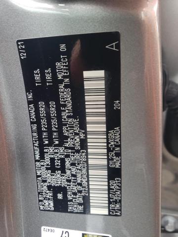 2022 LEXUS RX 450H 2T2JGMDA9NC078943