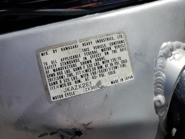 2001 KAWASAKI ZX900 E JKAZX2E121A021406