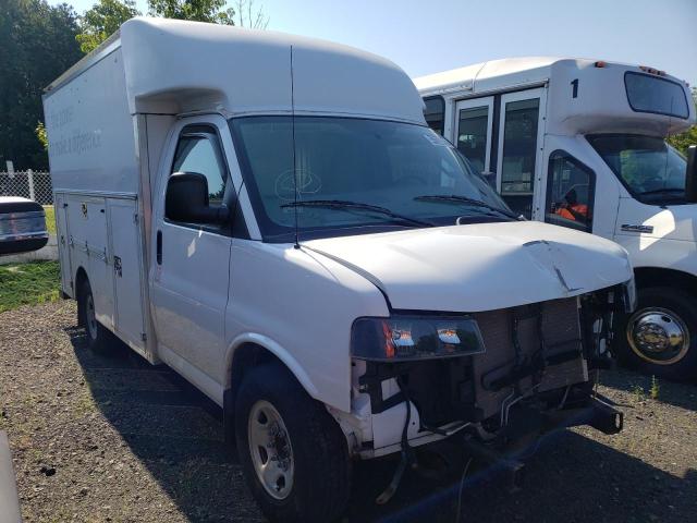 Salvage trucks for sale at East Granby, CT auction: 2016 Chevrolet Express G3