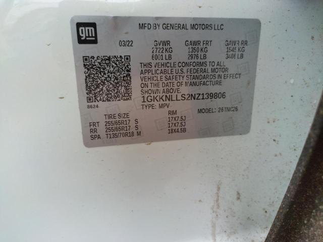 2022 GMC ACADIA AT4 1GKKNLLS2NZ139806
