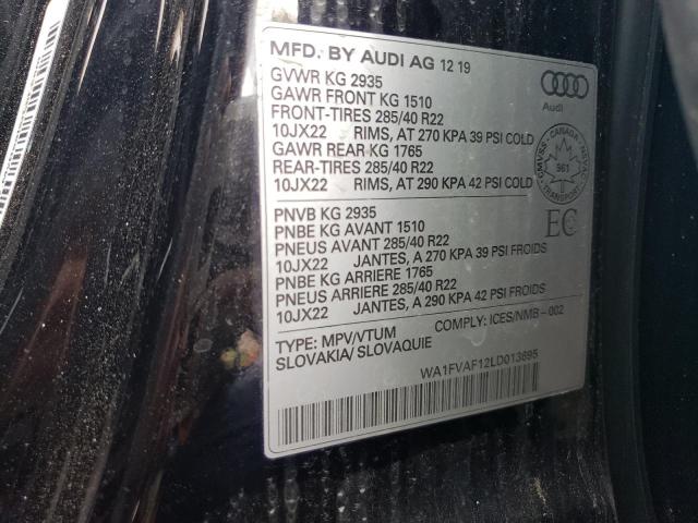 2020 AUDI Q8 PRESTIG WA1FVAF12LD013695