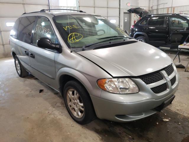 Salvage cars for sale from Copart Columbia, MO: 2003 Dodge Caravan SE