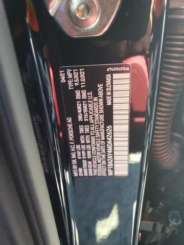 2021 PORSCHE CAYENNE CO WP1BA2AY4MDA42626