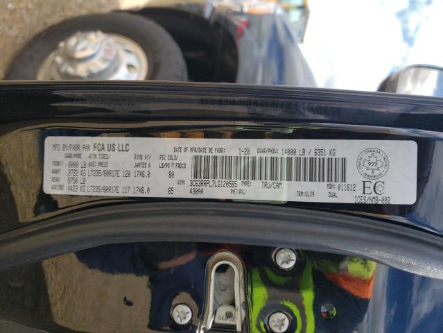 2020 RAM 3500 LIMIT 3C63RRPL7LG120585