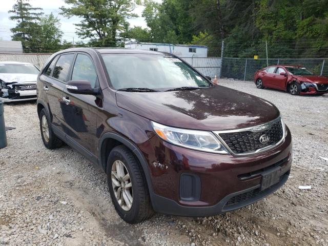 Salvage cars for sale from Copart Northfield, OH: 2015 KIA Sorento LX