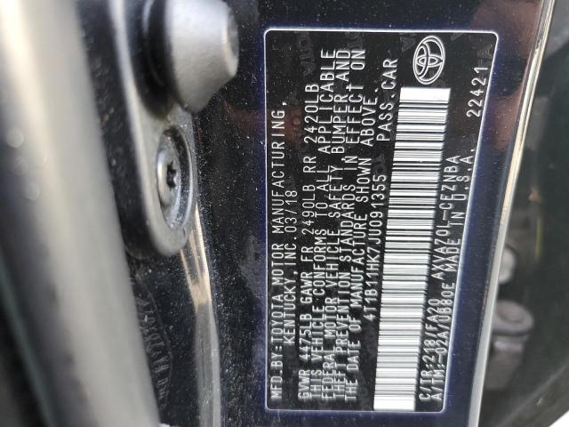 2018 TOYOTA CAMRY L - 4T1B11HK7JU091355
