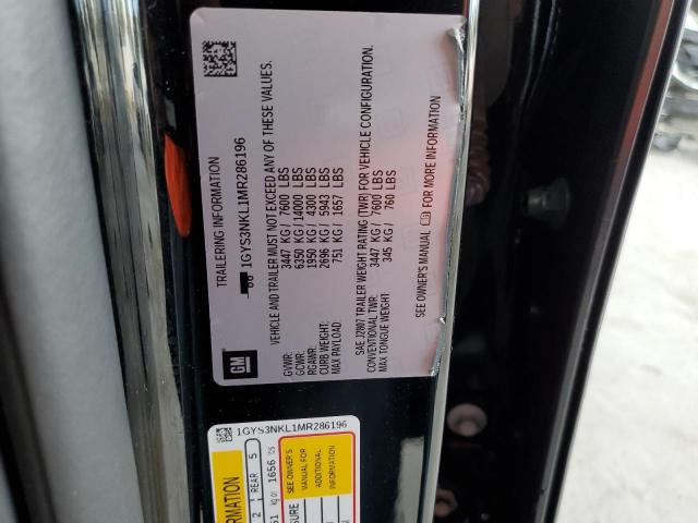 1GYS3NKL1MR286196 Cadillac Escalade Esv Sport