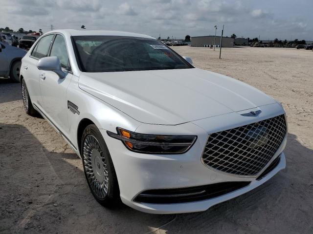 Salvage cars for sale from Copart Houston, TX: 2022 Genesis G90 Ultima