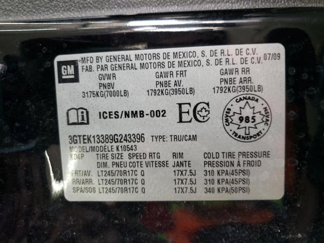 3GTEK13389G243396 GMC Sierra K1500