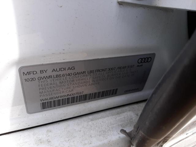 2021 AUDI A8 L WAU8DAF86MN007597