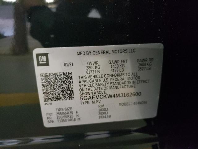2021 BUICK ENCLAVE AV 5GAEVCKW4MJ162600