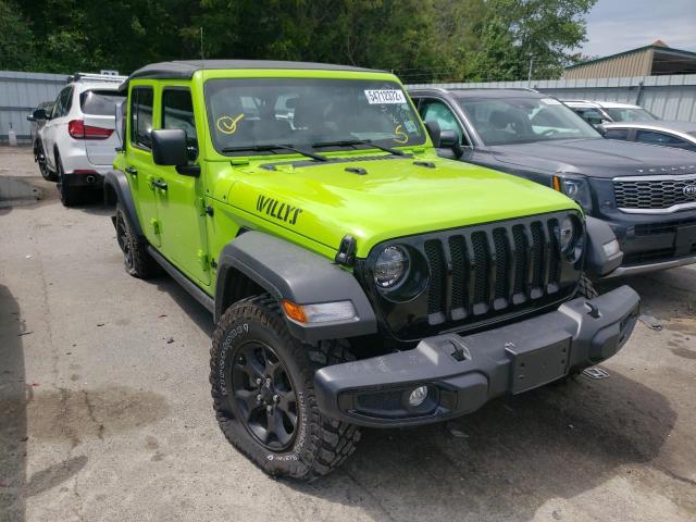 2021 JEEP WRANGLER U VIN: 1C4HJXDG2MW816811