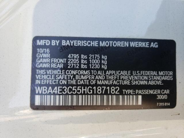 2017 BMW 440I GRAN WBA4E3C55HG187182